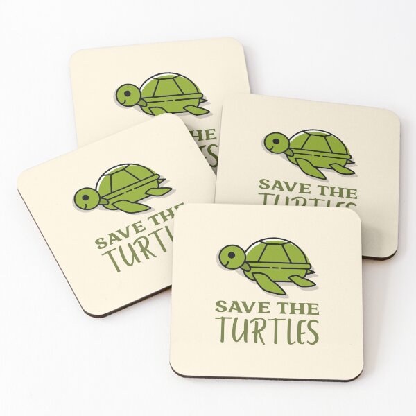 Item preview, Save the Turtles Green Turtle designed and sold by Telle Garcia.