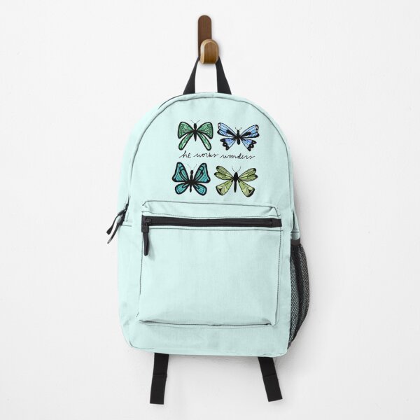 Item preview, Teal He Works Wonders Butterflies designed and sold by faithprints.