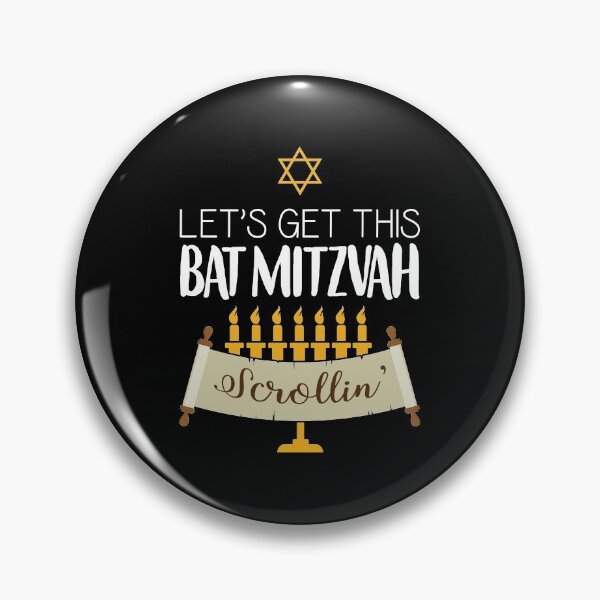 Item preview, Jewish Menorah Torah Scroll Bat Mitzvah graphic designed and sold by jakehughes2015.