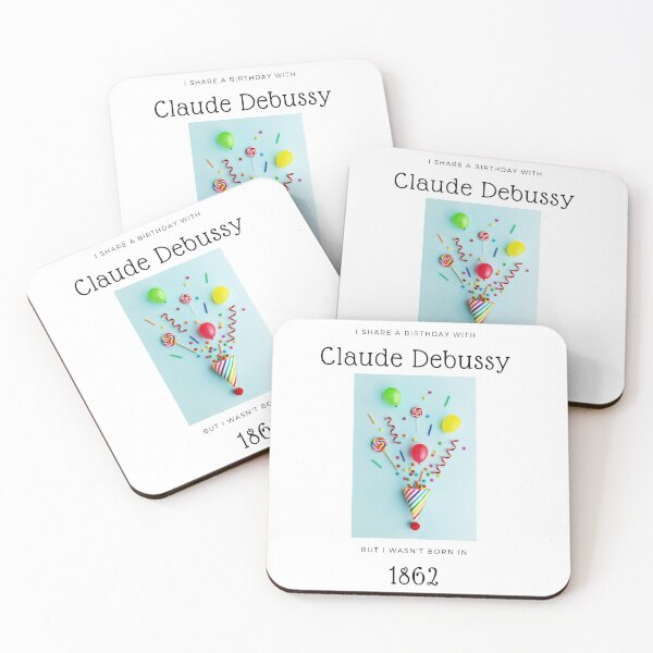 Item preview, Claude Debussy Birthday 22nd August  designed and sold by DesignsofNote.