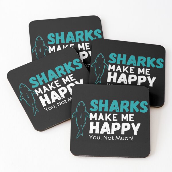 Item preview, Sharks Make Me Happy designed and sold by Zaibo.