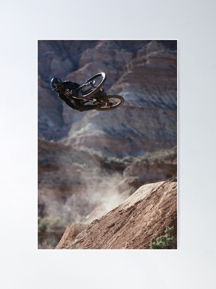 Thumbnail 1 of 3, Poster, Freeride MTB Poster designed and sold by davisvelte.