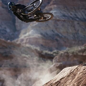 Artwork thumbnail, Freeride MTB Poster by davisvelte