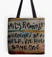 daily reminder Tasche