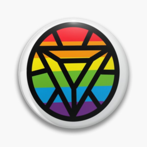 Item preview, Iron Gay Pride Logo designed and sold by TwinkleballaArt.