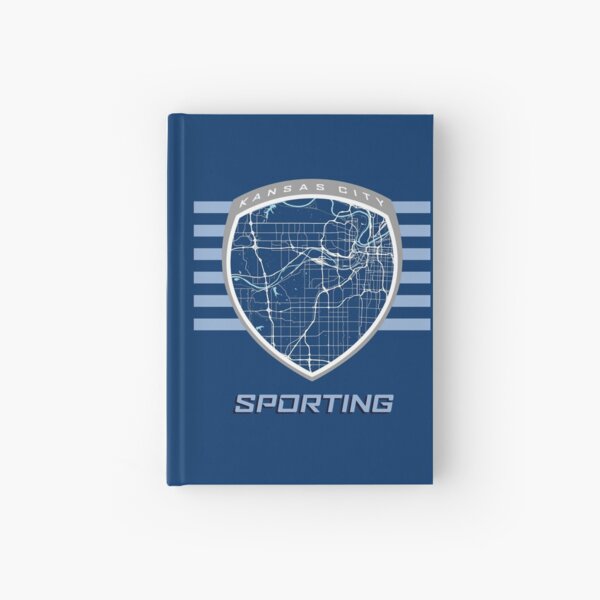Kansas City Map in Sporting Colors Hardcover Journal