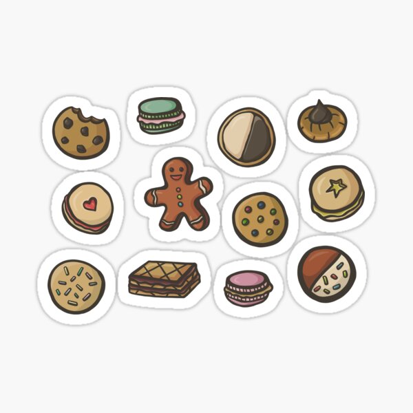 Item preview, Cookie Collection - Sticker Pack designed and sold by by-lauren.