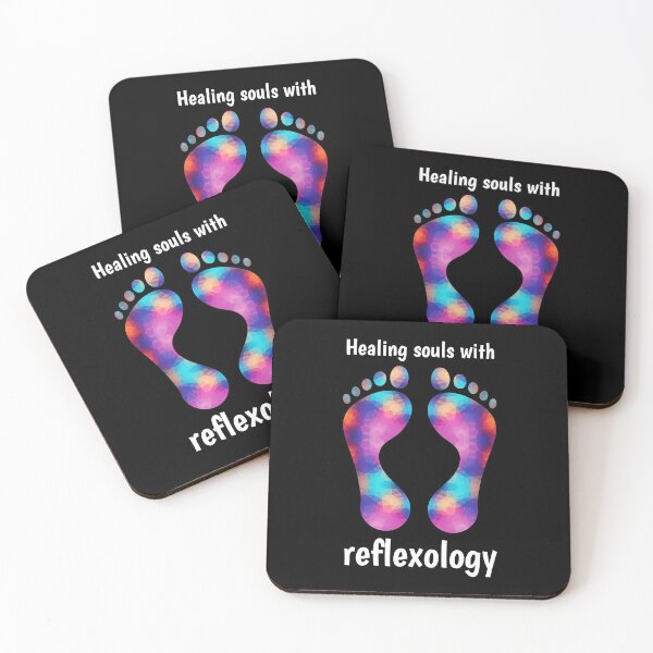Item preview, Healing Souls with reflexology (white text) designed and sold by Onpointholistic.