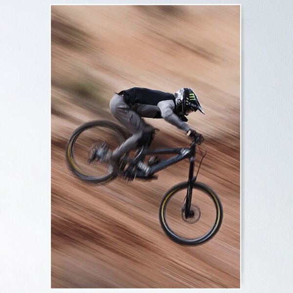 Item preview, Blur MTB Poster designed and sold by davisvelte.