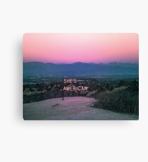 // SHES AMERICAN // Canvas Print