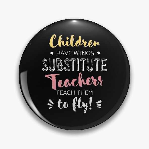 Item preview, Substitute Teacher Gifts - Beautiful Wings Quote designed and sold by betternotes.