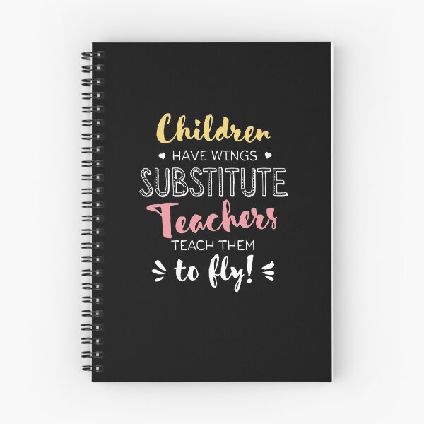Item preview, Substitute Teacher Gifts - Beautiful Wings Quote designed and sold by betternotes.
