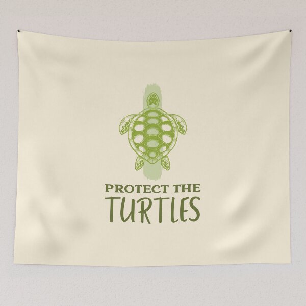 Item preview, Protect the Turtles Animal Activist designed and sold by Telle Garcia.