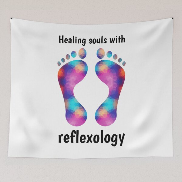 Item preview, Healing Souls with reflexology (black text) designed and sold by Onpointholistic.