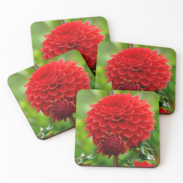Item preview, Mother & Child Red Dahlia - Southland - NZ designed and sold by AndreaEL.