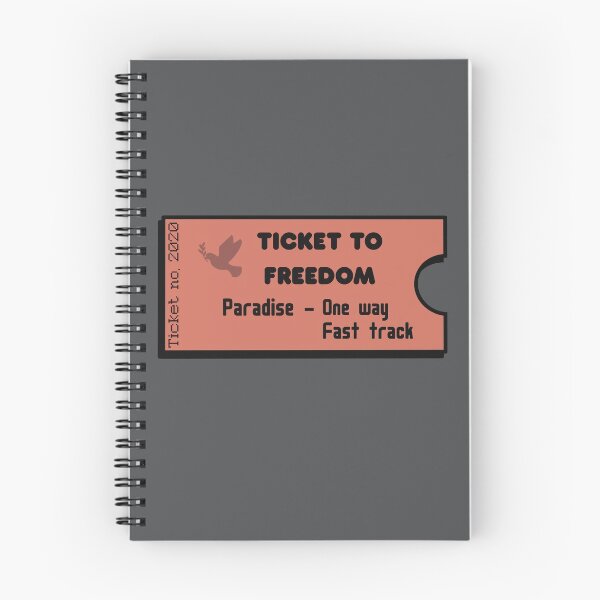Item preview, Ticket to Freedom, Red designed and sold by Funful.