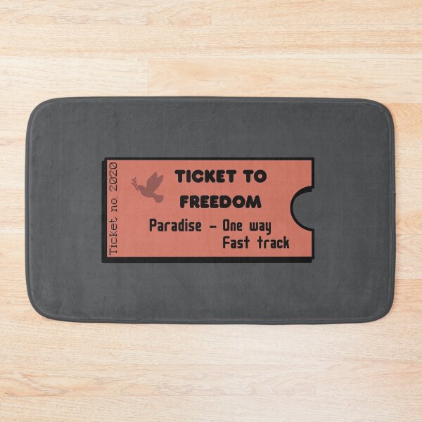 Item preview, Ticket to Freedom, Red designed and sold by Funful.