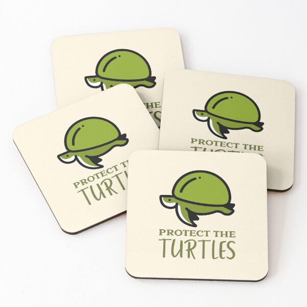 Item preview, Protect the Turtles Cute Turtle designed and sold by Telle Garcia.