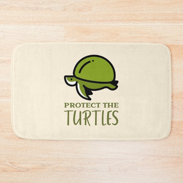 Item preview, Protect the Turtles Cute Turtle designed and sold by Telle Garcia.