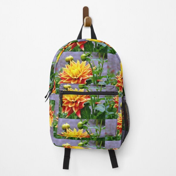 Item preview, Yellow & Red Dahlia - NZ designed and sold by AndreaEL.