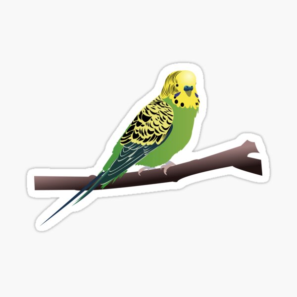 Item preview, Green Parakeet/Budgie designed and sold by KCPetPortraits.