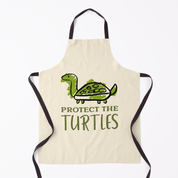 Item preview, Protect the Turtles Crayon Doodle designed and sold by Telle Garcia.