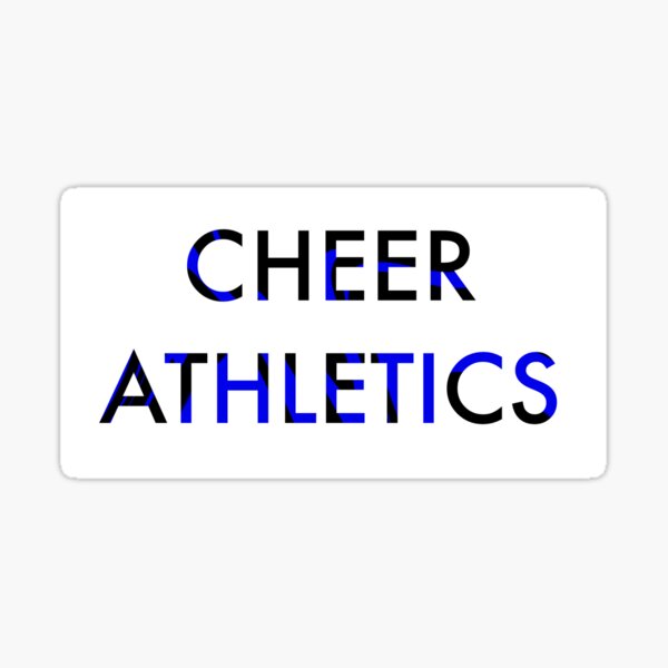 "Cheer Athletics " Sticker by presleygchavoya Redbubble