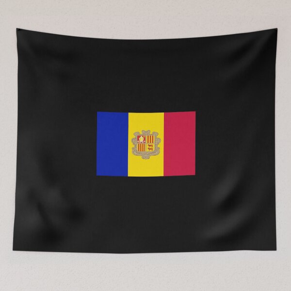 Item preview, Andorra flag banner designed and sold by GeogDesigns.