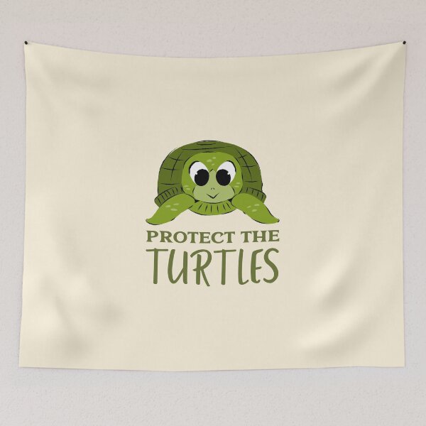 Item preview, Protect the Turtles Baby Turtle designed and sold by Telle Garcia.