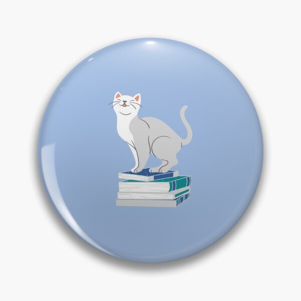 Item preview, Smiling Reader Cat designed and sold by isa-and-trees.