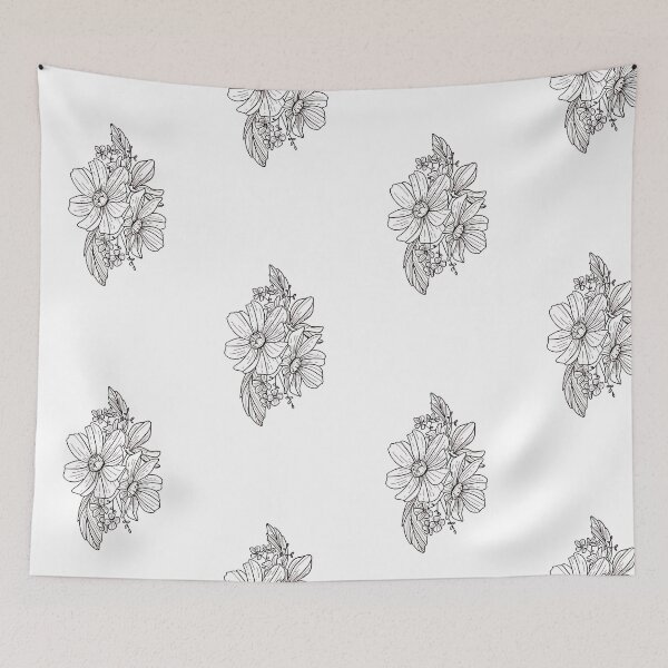 Item preview, Flowers Line Art designed and sold by Daezha Kirk.