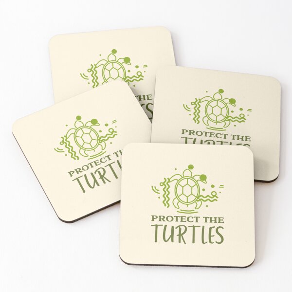 Item preview, Protect the Turtles Funky Turtle designed and sold by Telle Garcia.