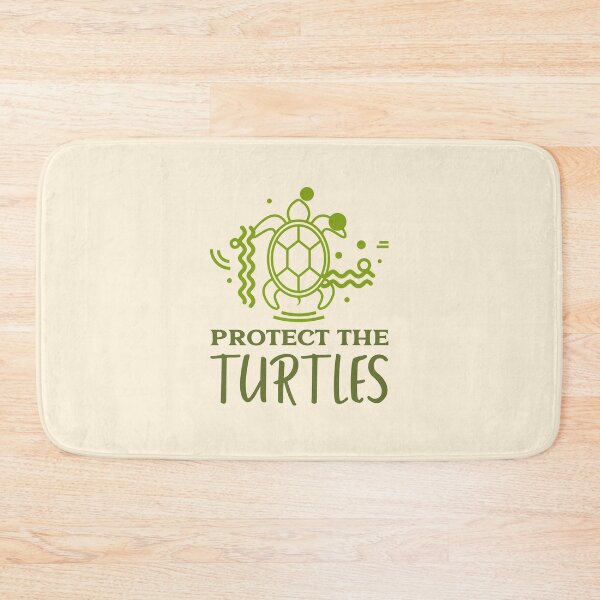 Item preview, Protect the Turtles Funky Turtle designed and sold by Telle Garcia.