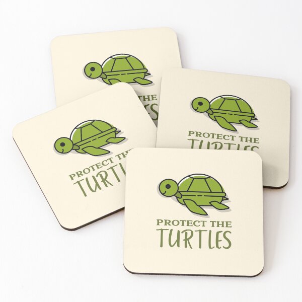 Item preview, Protect the Turtles Green Turtle designed and sold by Telle Garcia.