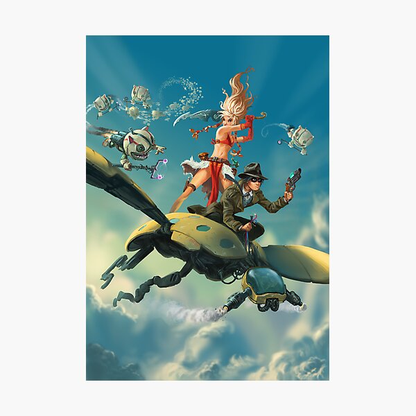 Aerial Trouble Photographic Print