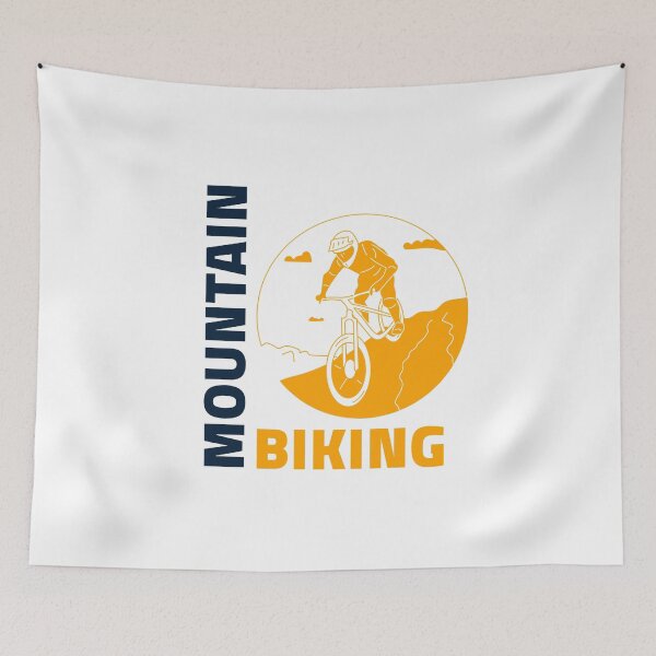 Item preview, Mountain Biking Text Wrap designed and sold by jacks-tees.