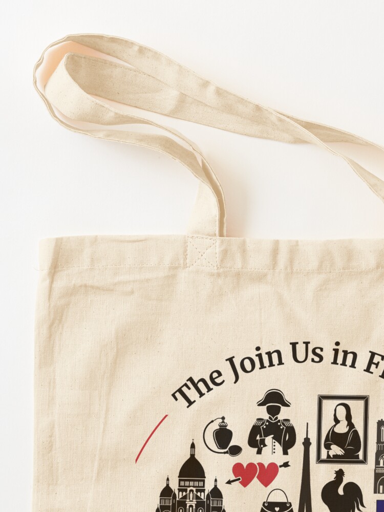 Alternate view of Join Us in France Logo Tote Bag