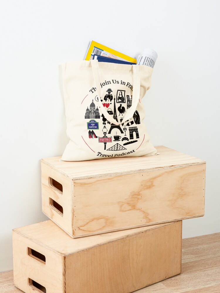 Alternate view of Join Us in France Logo Tote Bag