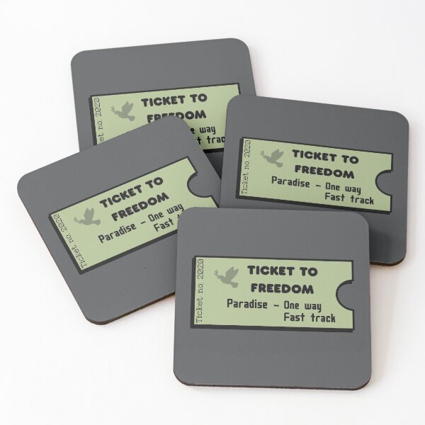 Item preview, Ticket to Freedom, Green, designed and sold by Funful.