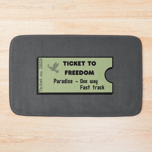 Item preview, Ticket to Freedom, Green, designed and sold by Funful.