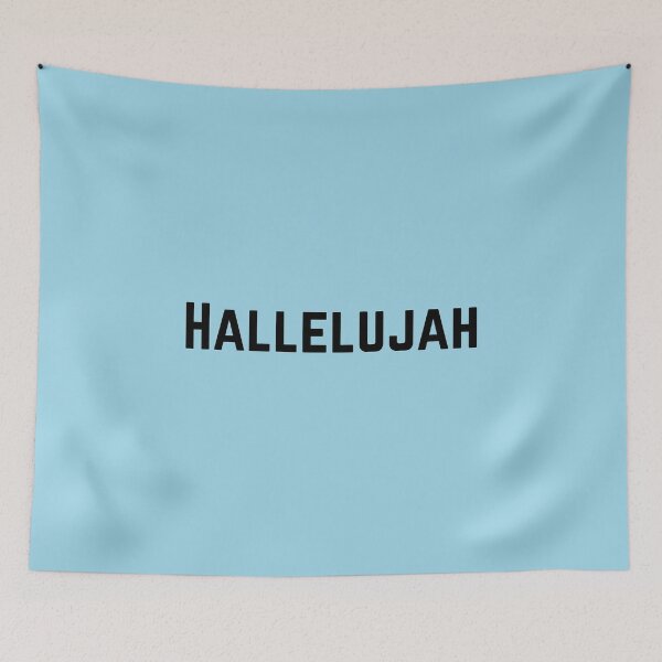 Item preview, Hallelujah (Black) designed and sold by OneCherubim.
