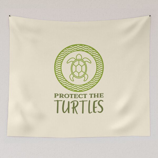 Item preview, Protect the Turtles Animal Welfare designed and sold by Telle Garcia.