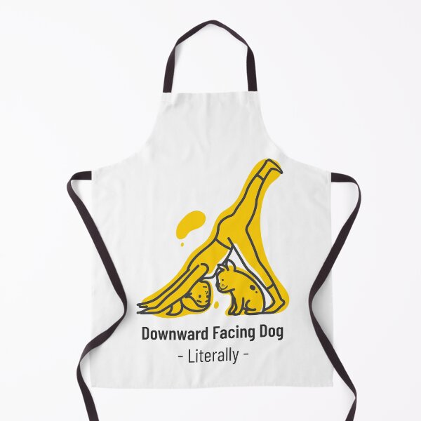 Item preview, Downward facing dog yoga asana Yoga girl - Funny yoga gift - Gift for yoga lovers and dog lovers designed and sold by TamGustam.