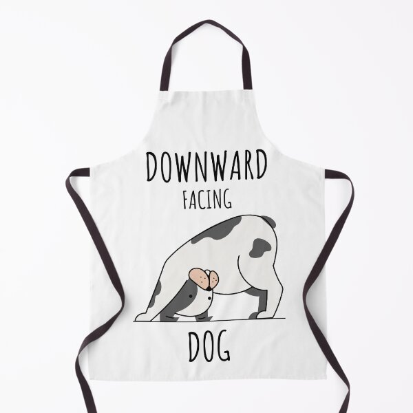 Item preview, Downward facing dog yoga asana Yoga Dog - Funny yoga gift - Gift for yoga lovers and dog lovers designed and sold by TamGustam.