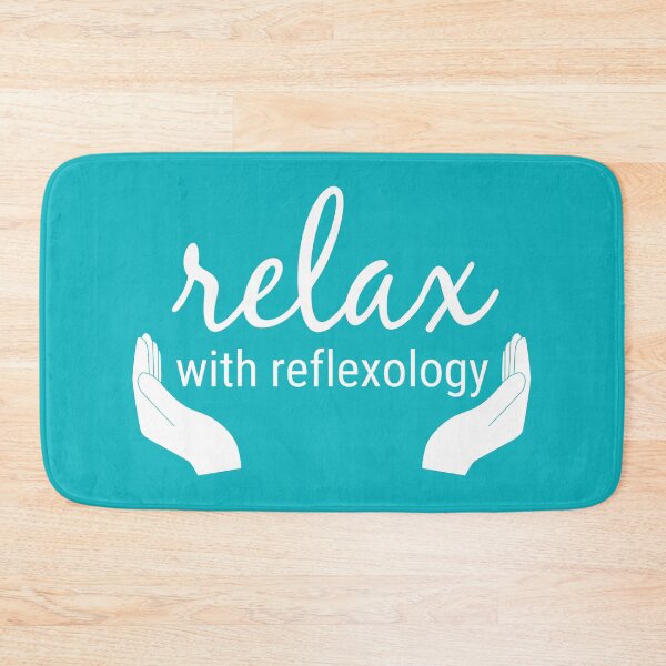 Item preview, Relax with Reflexology (white text) designed and sold by Onpointholistic.