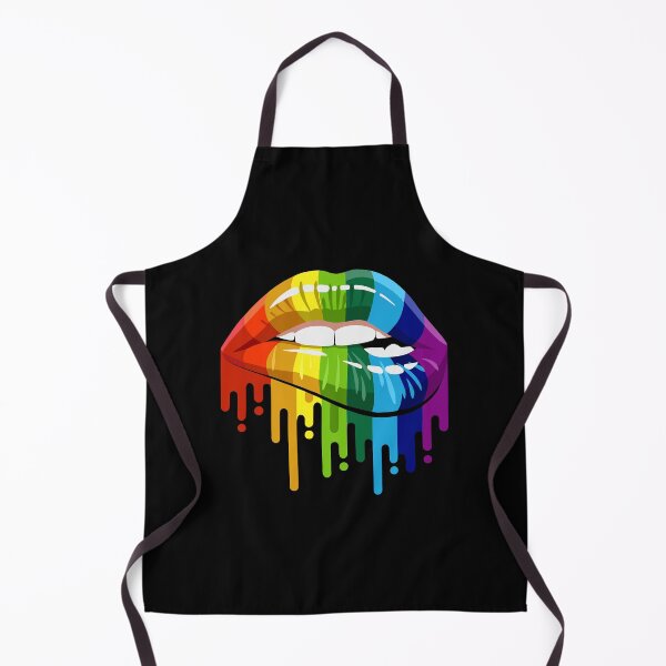 Artikelvorschau, LGBTQ Dripping Lips Rainbow entworfen und verkauft von digitalvintage.