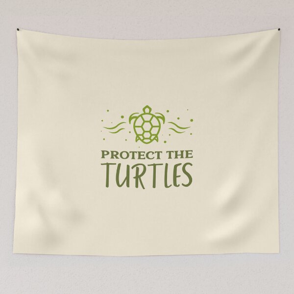 Item preview, Protect the Turtles Green Wave designed and sold by Telle Garcia.