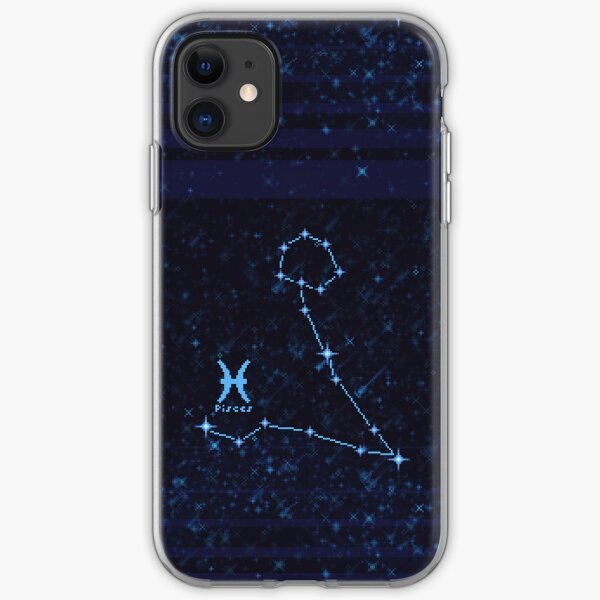 Zodiac Constellation Pisces iPhone Soft Case