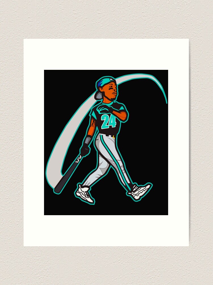 Ken Griffey Jr. Retro Jersey Art Board Print for Sale by BriBiss22