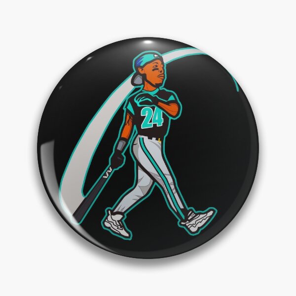 Vintage Running Baseball Player - Seattle Mariners (White Mariners Wordmark)  - Seattle Mariners - Sticker